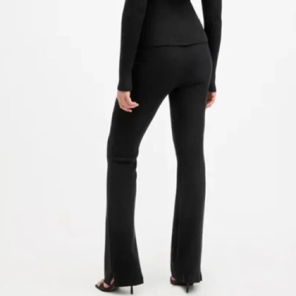 ALLSAINTS Peaches Slim Fit Trousers, Black, Size Small, NWT - Picture 3 of 12